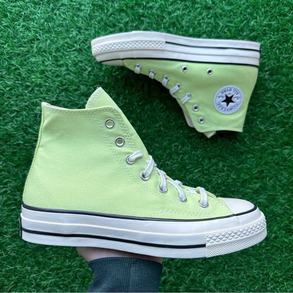 Converse High Top Sneakers Lime Green